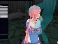 [CM3D2] The Future Diary hentai - Yuno Gasai throat fucked
