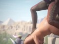 Dragon Lord Fucks Her Loyal Subject With her Tail
