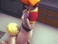 Dragon Ball Hentai - Pan cunnilingus, blowjob and fucked