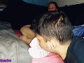 Curious foot socks fethis footjob ass worship hairy pussy fucking handjob cum in mouth