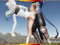 Bunny Girl Cosplay loves it outside- Sword X Hime Gameplay