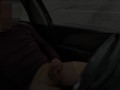 Dick flash - A girl caught me jerking off in the car and help me cum 4K - MissCreamy