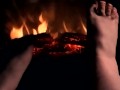 Warming my Feet up to give you a nice HOTT Footjob NO HEADPHONES REQUIRED