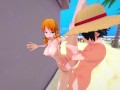 HOT FOURSOME WITH NAMI AND ROBIN - ONE PIECE PORN