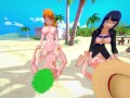 HOT FOURSOME WITH NAMI AND ROBIN - ONE PIECE PORN