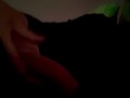 goth boy strokes hard uncut cock