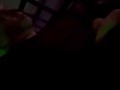 goth boy strokes hard uncut cock