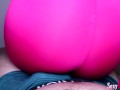 Hot Lap dance in Tight Leggings makes Guy Cum through Underwear Boxers