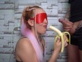 Cheated Step Sister in Fruit Game! She liked it! SURPRISE!