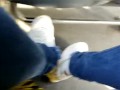 Take off Shoes in bus