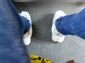 Take off Shoes in bus