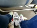 Take off Shoes in bus
