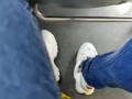 Take off Shoes in bus