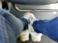 Take off Shoes in bus