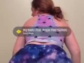 Thick red head Twerks for your pleasure 