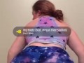 Thick red head Twerks for your pleasure 