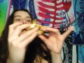 VORE AFTERMATH full vid @ MANYVIDS  Swallowed Burger Smashed PinkMoonLust Food Fetish Feeder Feeder