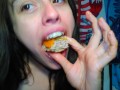 VORE AFTERMATH full vid @ MANYVIDS  Swallowed Burger Smashed PinkMoonLust Food Fetish Feeder Feeder