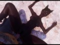 Black Cat Girl gets destroyed!