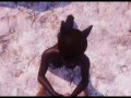 Black Cat Girl gets destroyed!
