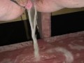 Redhead Pussy Public Porch Piss