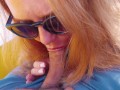 I made his Balls Explode on a Ferris Wheel ! Risky Public Handjob and Loads of Cum | Ginger Ale MILF