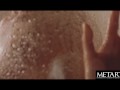 Hot girl soaps up her sexy body in the shower as she masturbates