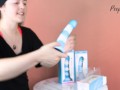 Toy Review - Colours Yum Yum 6, 7, and 8 Inch Marbled Silicone Dildo