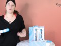Toy Review - Colours Yum Yum 6, 7, and 8 Inch Marbled Silicone Dildo