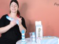 Toy Review - Colours Yum Yum 6, 7, and 8 Inch Marbled Silicone Dildo