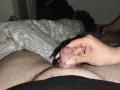 long nails handjob on vacation i made him wait 4 days *cumblast*