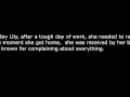 Lily's Needed Release (FMG + BE)
