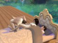 Sherlock Holmes and Dean Winchester fuck Sasha Grey at the Cote d'Azur