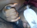 EBONY THROAT BABY MOUTH SO WET ON GORILLA DICK!!!!