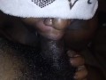 EBONY THROAT BABY MOUTH SO WET ON GORILLA DICK!!!!