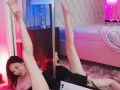 Chinese girl dancing and showing big boobs 美女主播露点抖奶舞蹈騷