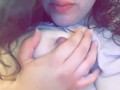 Licking/sucking my own nipple 