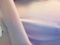 Licking/sucking my own nipple 