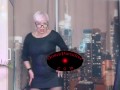 My mature bitch sucks my dick and cums from a transparent dildo)) (Real married couples)
