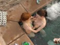 Hungry Pussy Eaters Penny Pax And Anna Deville Cum Poolside!