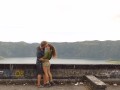 Hot teen couple has risky public sex in an abandoned hotel with people in it!!! - TravellingLovers
