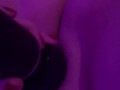Thick Red head squirts from Wand