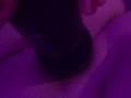 Thick Red head squirts from Wand