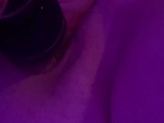 Thick Red head squirts from Wand