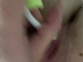 MASTURBATING MY PUSSY WITH MY FRIEND'S TOOTHBRUSH (HE'S MY CRUSH)