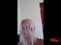 HD Petite AMATEUR BABE PEEING ON HERSELF IN YOGA POSE