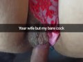 Your sweet wife, but my bare cock inside her pussy! - Cuckold Snapchat