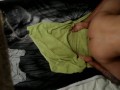 Sexy guy jacking off with lotion and shoots nasty load
