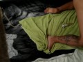 Sexy guy jacking off with lotion and shoots nasty load