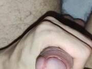 Close up view of my 5 inch dick